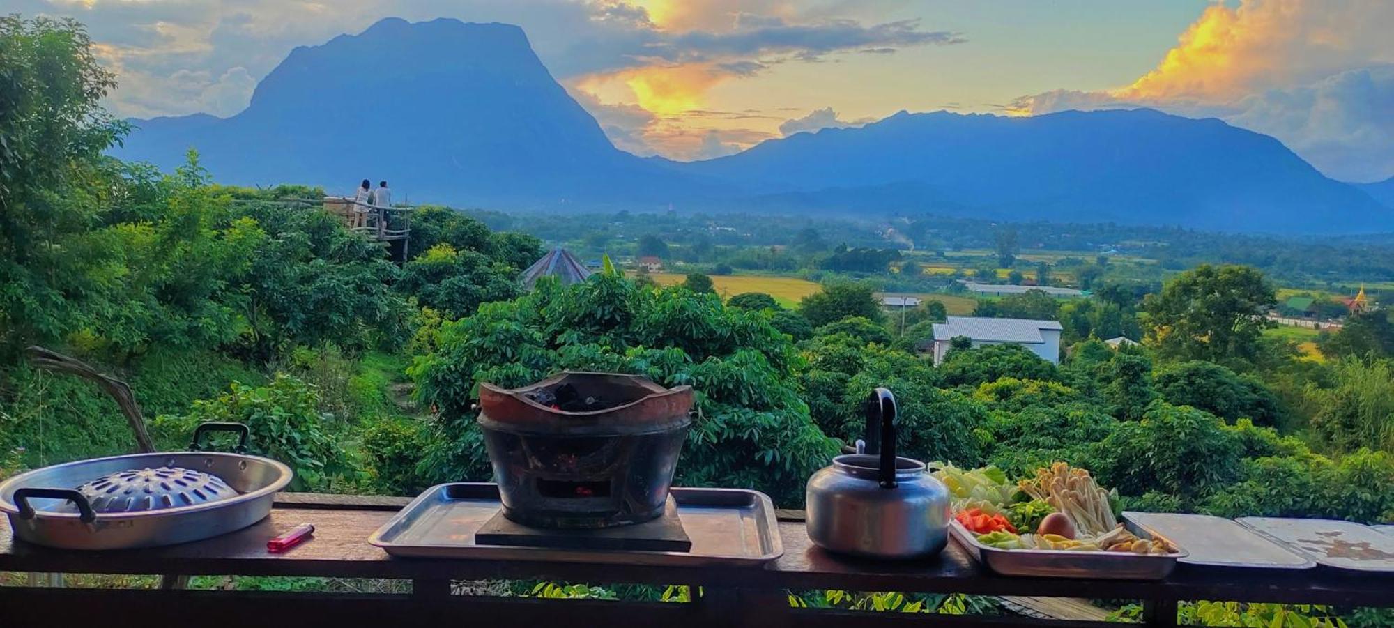 Baan 2 Dao Farmstay Chiang Dao Buitenkant foto
